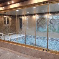 بالکن شیشه ای ریلی کابین دوش شیشه سکوریت