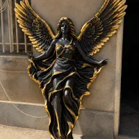 مجسمه فرشته دیواری فایبرگلاس