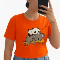 کراپ کولا و پاندا نیم آستین زیر ۲۰۰هزار|لباس|بدره, |دیوار