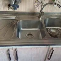 کابینت فلزی درجه یک بدونه زنگ زدگی|آب‌چکان و نظم‌دهنده ظروف|پیشوا, |دیوار