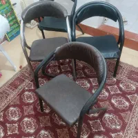 ۴ عدد صندلی اداری با میز اداری