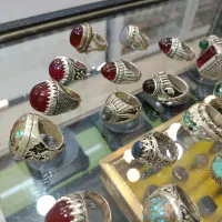 انگشتر کار دست و فاخر عمده به قیمت ساچمه