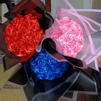 دسته گل روبانی|گل مصنوعی|دورود, |دیوار