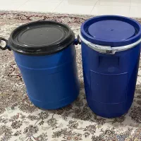 دو عدد بشکه ۴۰ لیتری قفل دار