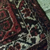 فرش دستباف 100ساله یک جفت پادری گلیم قالیچه دستبا