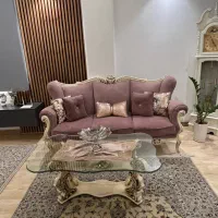 ست کامل مبل استیل ۷نفره + ناهارخوری ۸ نفره