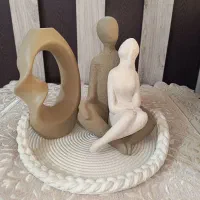 مجسمه عروس و داماد