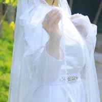 لباس عقد پوشیده سایز ۳۸-۴۰|لباس|قم, نخودی|دیوار