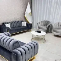 مبل مینی مال ۷نفره ۸نفره طرح تعویض کهنه با نوع|مبلمان خانگی و میز عسلی|شال, |دیوار