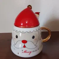 ماگ سرامیکی وارداتی طرح بابانوئل کریسمس