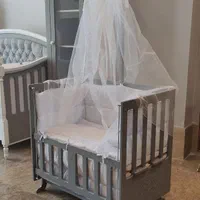 تخت گهواره ای کنار مادر مدل مستطیلی۲|تخت و صندلی بچه|شهریار, شهریار|دیوار