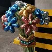 گل بادکنکی|گل مصنوعی|شیراز, قدوسی شرقی|دیوار