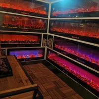 شومینه برقی lcd (نما روبه رو)