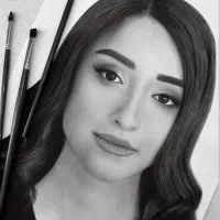 کادو خاص ماندگار‌ تولد سالگرد تابلو چهره سیاه قلم|تابلو، نقاشی، عکس|تبریز, |دیوار