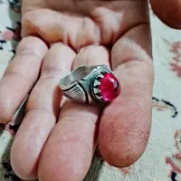 انگشتر یاقوت سرخ کهنه رکاب دست ساز نامی(پدر)|جواهرات|محمدشهر, محمدشهر|دیوار