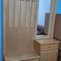 چوب لباسی و جا کفشی چوبی