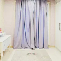 پرده یاسی دخترانه