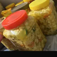 ترشی و سرمه تازه و خوشمزه