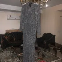 لباس مجلسی بلند چاک دار نو پوشیده نشده|لباس|تهران, شهرک تختی|دیوار