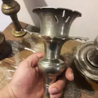 ۶ ععدد سر قلیون ورشو  برنز همش قدیمی و کلکسیونی|کلکسیون اشیاء عتیقه|اهر, |دیوار