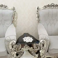 مبل 7نفره همراه با جلو مبلی و عسلی