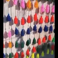 ریسه منگول|پرده، رانر، رومیزی|خمینی‌شهر, |دیوار