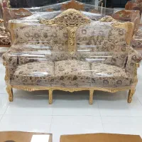 مبل سلطنتی ۹نفره چوب گردو ملایر درحدنو|مبلمان خانگی و میز عسلی|رشت, آزادگان|دیوار