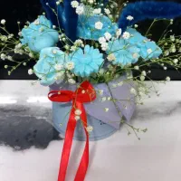 باکس گل شمع با رایحه دلخواه