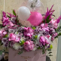 سبد گل باکس گل