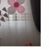 دو عدد پرده با والان