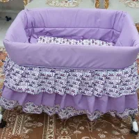 تخت کنار مادر دوحالته (چرخدار.ننی شو)