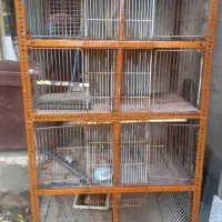 قفس فلزی مناسب جفتگاه وبازار،در ۴طبقه،نو