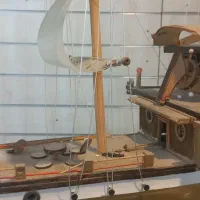 ماکت کشتی دکوری|مجسمه، تندیس، ماکت|باقرشهر, |دیوار