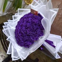 گل جاودان دسته گل روبانی