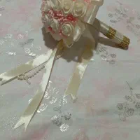 دسته گل عروس با چادر عروس بااینه شمعدان|آینه|پاکدشت, پاکدشت (مامازند)|دیوار