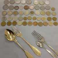 سکه و قاشق چنگال کلکسیونی