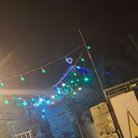 نورپردازی رنگین کمان|ریسه و چراغ تزئینی|میناب, |دیوار