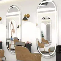 دو عددآینه قدی بک لایت آرایشگاه