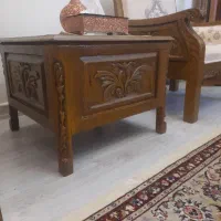 مبل مدرن کلاسیک چوب گردو با منبت دست آنتیک|مبلمان خانگی و میز عسلی|تهران, آذربایجان|دیوار
