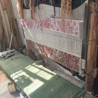 فرش نیمه کاره قالیچه نقشه سالاری