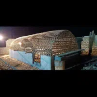 ساخت کپر سنی|سازهای سنتی|قشم, |دیوار