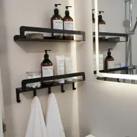 شلف،طبقات و اکسسوری های فلزی حمام