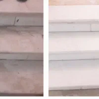 سابیدن سنگ پله پاگرد.ابزارزدن روی سنگ پله