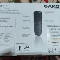 میکروفون AKG به همراه پایه و کابل|صوتی و تصویری|شیراز, طلاب|دیوار