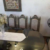 مبلمان ۹ نفره پ میز ۸ نفره کلاسیک|مبلمان خانگی و میز عسلی|تهران, نازی‌آباد|دیوار