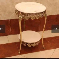 میز تلفن برنز