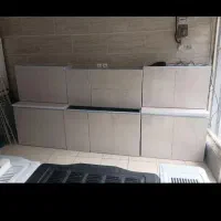 کابینت درب چوبی