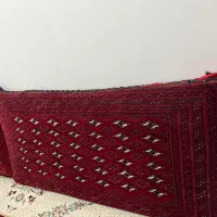 ۴جفت پشتی ترکمنی دست بافت|پشتی|بجنورد, |دیوار