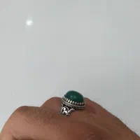 انگشتر عقیق سبز|جواهرات|آفتاب, |دیوار