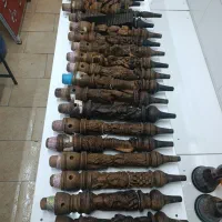 تنه قلیان چوب بلوط و گردو طعم دار آماده استفاده